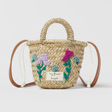Mini Basket Messenger Bag