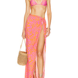 Tropical Floral Triangle Bikini Set