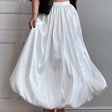 French High Waist A-Line Skirt Skirt