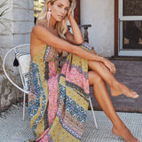 V-neck Printed Camisole Dress