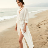 Barefoot Dreams: Beach Sun Protection Cover-Up In Pearl