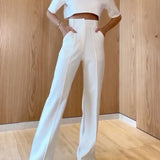 Contour Top & Pocket Wide Leg Pant Set