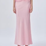 Satin Fishtail Skirt