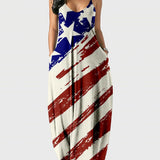 Independence Day Print Cami Dress
