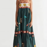 Summer Fun Unique Printed Midi Dress