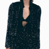 Sequin Embroidered Jacket & Shorts