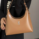 Half Moon Leather Crossbody Bag
