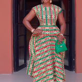 Royal Kente Majesty Maxi Dress