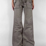 Trendy Slim-Fit Cargo Jeans