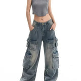 Chic Vintage Denim Pants