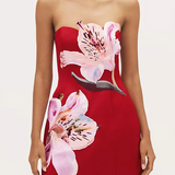 Rosario Floral Appliqué Mini Dress