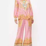 Pink Tropical Print Set
