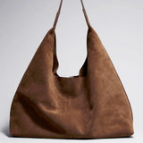 Matte Luxe Suede Tote