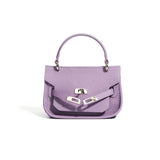 Metal Double Buckle Handheld Kelly Bag