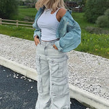 High-Waist Street Denim