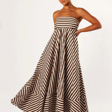 Nocturnal Charm Ruched Maxi Dress