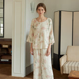 Eco-Friendly Fiber Printed Pajama Set