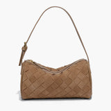 Jessica Woven Suede Bag