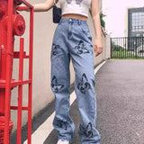 Printed Slim Fit Jeans