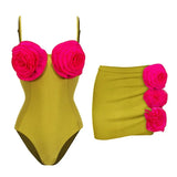 Floral Decor One-Piece Swimsuit