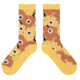 Patchwork Flower Crystal Socks