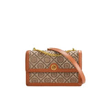 Vintage Jacquard Star Crossbody Shoulder Bag