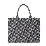 New Creative Canvas Tote Bag with Chinese-Inspired Print