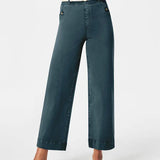 Stretch Wide-Leg Denim