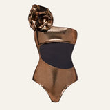 Floral Cutout Swimsuit Set