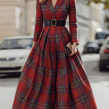 Hayden Aaliyah™ | Vintage Charm Red Dress
