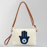 Clutch Bag with Detachable Shoulder Strap