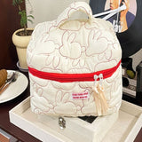Red and White Bunny Makeup Bag