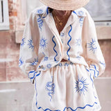 Soleil Print Short Set