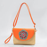 Grass Woven Crossbody Bag