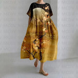 Vintage blossom MIDI dress