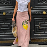 Falda Amalfi Print Skirt