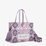 Wrangler Aztec Concealed Carry Canvas Tote Bag Collection
