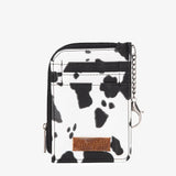 Wrangler Cow Print Card Holder