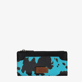 Wrangler Cow Print Zip Wallet