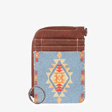 Wrangler Southwestern Art Print Mini Zip Card Case