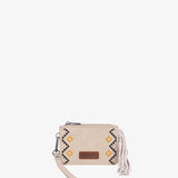 Wrangler Aztec Embroidered Fringe Card Wallet