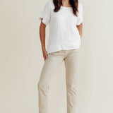 Zadie Beige Stretch Jeans