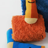 Color Block Asymmetrical Cotton Socks