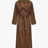 Molly | Kunstwildleder Trenchcoat