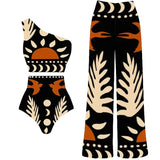 Printed High-Waist Bikini Set