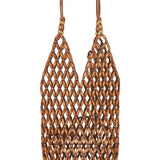 Georgina Hollow Out Wooden Beads Shoulder Bag