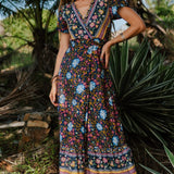 Joseph Bohemian Wrap Maxi Dress