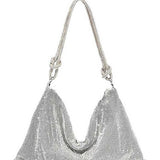 Square Rhinestone Underarm Bag