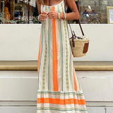 Women'S Casual New Bohemian Printed Sling Loose Dress