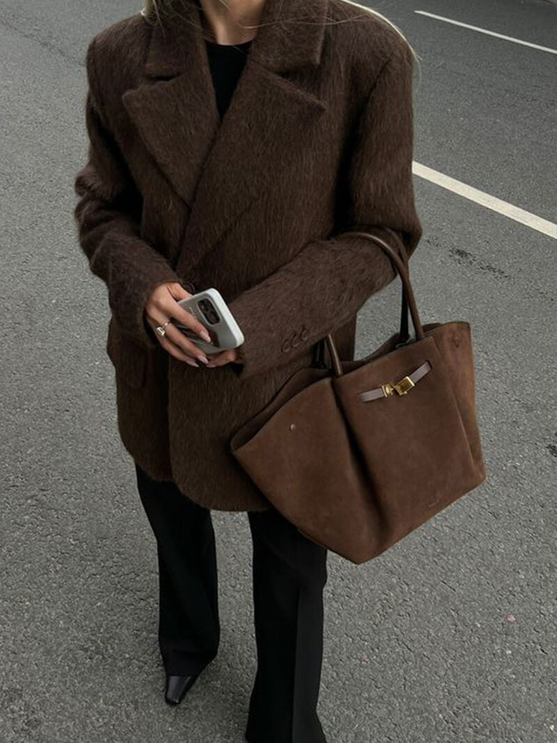 Melanie suede bag